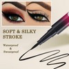 5D Glitter Liquid Eyeliner, Smudge-Proof Quick-Dry Felt Tip Eye Liner,