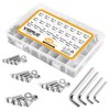 520PCS M3 M4 M5 M6 Stainless Steel Hex Button Screws
