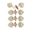 Niaciswe Leather toggle buttons, 4 pairs of toggle buttons for