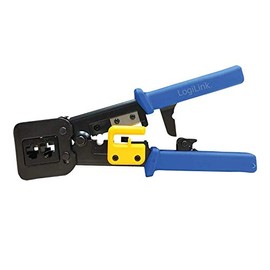 LogiLink Professional Crimping Tool for RJ11/12/45/EZ Connectors with Cutter