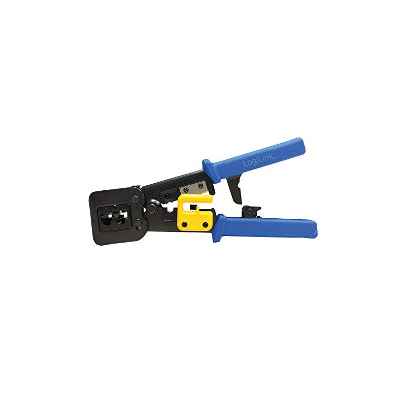 LogiLink Professional Crimping Tool for RJ11/12/45/EZ Connectors with Cutter