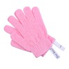 Fine Lines - Exfoliating Shower Gloves, Pink | Exfoliating Glove