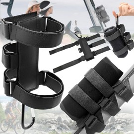 1 x Bicycle Bottle Holder, Without Screws, Adjustable Drink Holder, Bicycle Bottle Holder for Fixed Bluetooth Speakers, Water Cups, Torches