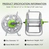 Metal YESTAR Water Hose Reel Cart,Hold 65-147 Ft Hose,Portable Hose