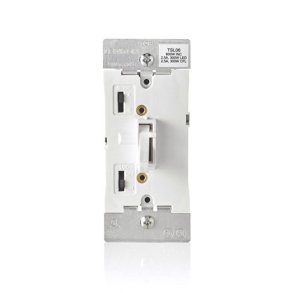 Leviton Toggle Slide Dimmer Switch for Dimmable LED, Halogen and