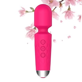 Portable Wireless Massager - 8 Speeds, 20 Modes, for Neck, Back, Arms, Legs Muscle Relaxation (Rose Pink)