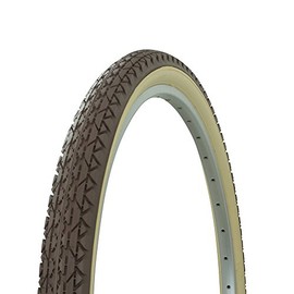 Fenix Beach Cruiser Tire 26in x 2.125in, Brown/Cream Sidewall