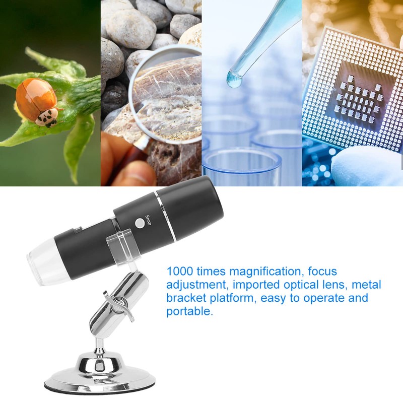 Yosoo Wifi Digital Microscope Industrial Microscope Camera for Scalp Prospection,