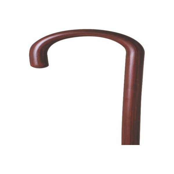 MNT03003EA - Tourist Handle Cane, Rosewood Stain, 36 - 37
