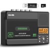 SEMIER Small Cassette Tape Player, USB C or SD Card