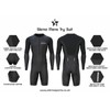 Sikma Men’s Full Sleeve Skinsuit Breathable Mesh Triathlon Padded with