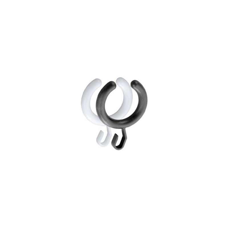 Keuco Plan 14927000103 Curtain Ring Semi-Open 10 Pieces White