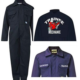 Kids children boiler suit overalls customise trainee bike mechanic