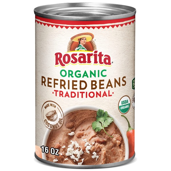 Rosarita Organic Refried Beans, 16 oz