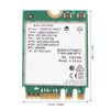 WiFi 6E Wireless Card 2.4G 5G 6G 5400Mbps NGFF M2