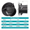 HG Power 3 Inch Vent Cover, ABS Plastic Soffit Vent