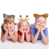 Exacoo 3pcs Animal Ear Headbands - Zebra, Giraffe, Cheetah -