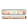 Cavallini San Francisco Pencil Set x 10 with Sharpner -