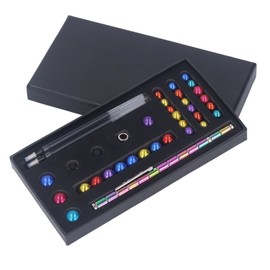 Magnetic Pen Decompression Magnetic Metal Pen Multifunctional Freely Combined Relieving Stress Toys Pen for Student Kids