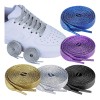 Agujetas Planas Glitter Cordones Zapato Tenis Brillo 5 Pares