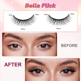 Self Adhesive Eyelashes No Glue Needed Reusable Natural Looking False Lashes Glueless Lashes Easy Application Comfortable Lightweight for Daily Wear or Special Occasions
