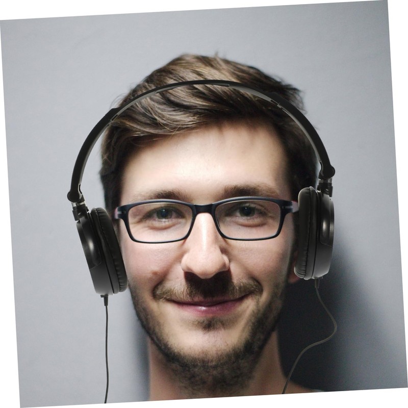 TEHAUX Lightweight Foldable Over Ear Headphones with Microphone Volume Control