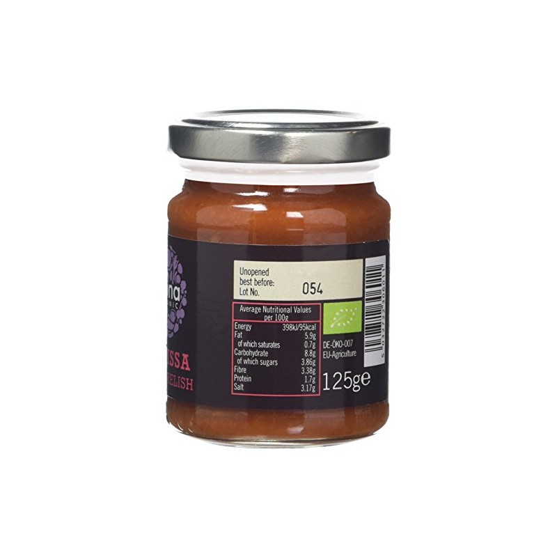 Biona Organic Harissa Chilli Relish, 125g