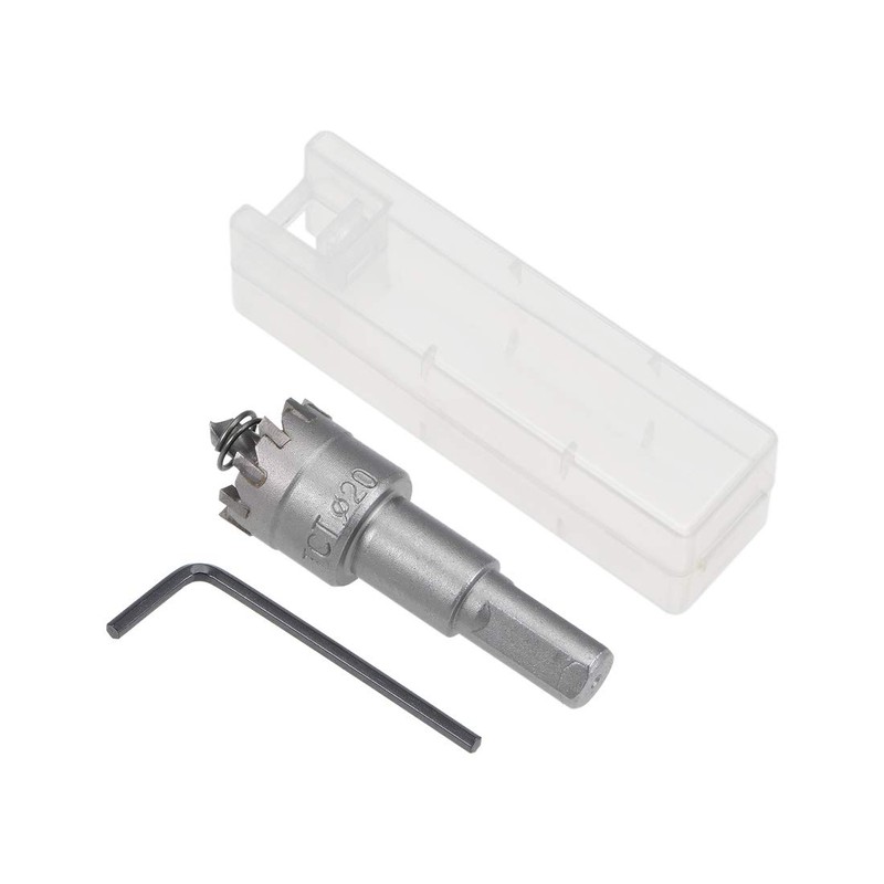 sourcing map 20mm Carbide Hole Cutter, Hole Saws for Stainless