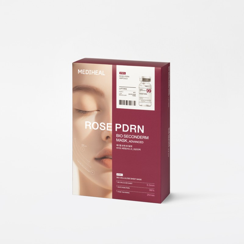 Mediheal Rose PDRN Bio Secondum Mask 10 sheets / Vegetable