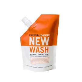 Hairstory New Wash Deep, Clarifying Cleansing Cream for Oily & Fine Hair, Shampoo & Conditioner Alternative, Removes Buildup & Restores Scalp, 8oz