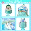 Meetbelify Backpack for Girls Mermaid Magic Sequin School Bag with