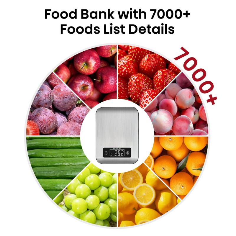 Cotsoco Food Scale with Nutritional Calculator, Digital Kitchen Scale for