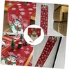 Mikinona Tablecloth for Christmas Party Snowman Theme Comfortable Material Xmas