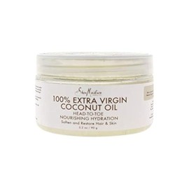 Shea Moisture - Aceite de coco 100% virgen extra para unisex, aceite de 3.2 onzas, Multi, 15 oz