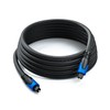 deleyCON 2m Optisches Digital Audio Kabel SPDIF 2x Toslink Stecker