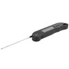 Folding Alarm Thermometer Electronic Barbecue Thermometer Food Temperature Measuring MeterBlack