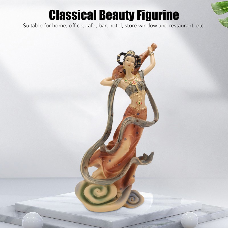 Resin Ancient Beauty Statue Chinese Style Classical Beautiful Women Figurine
