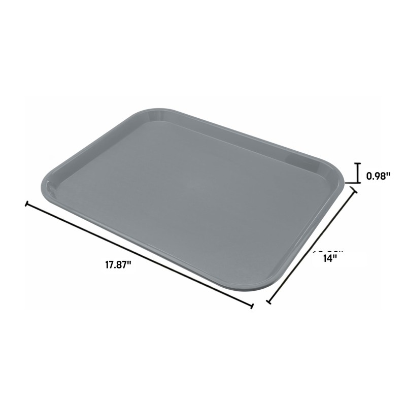 Carlisle FoodService Products Cafe Fast Food Cafeteria Tray with Patterned