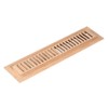 Homewell Red Oak Wood Floor Register, Drop in Vent Cover,
