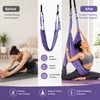 Aerial Yoga Stretch Strap for Home Fitness – Purple Nylon