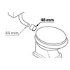 Rubber Gasket Toiliette 44-48 mm