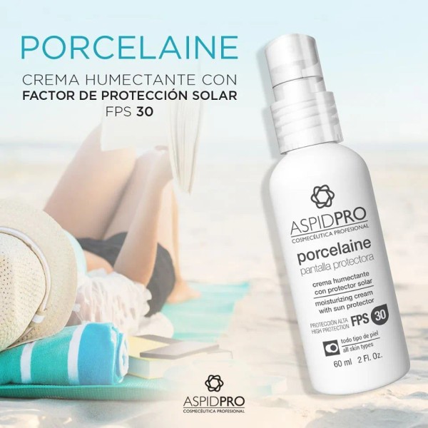 Crema Protector Solar Porcelaine Topacio Aspidpro Fps30 60 M