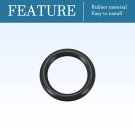 QUARKZMAN Pack of 5 Nitrile Rubber O-Ring Seal 20 mm x 14 mm x 3 mm for Tap Plumbers Repair Seal Connection, Black