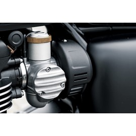 Motone MMU578 Bonneville T120 ZEPHYR Intake Cover Aluminum Die Cast Powder Black