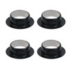 Pastlla 4 Pcs Round Aluminum Rain Gutter Outlet Downspout Adapter,
