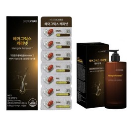 Nutricore Hairgrix Keranet 3 boxes for 12 weeks + 1 carton of Keranet shampoo / 뉴트리코어 헤어그릭스 케라넷 3박스 12주분+케라넷 샴푸1통