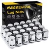 MIKKUPPA 24PCS M12x1.5 Lug Nuts - 3/4" Hex 1.38" Tall,