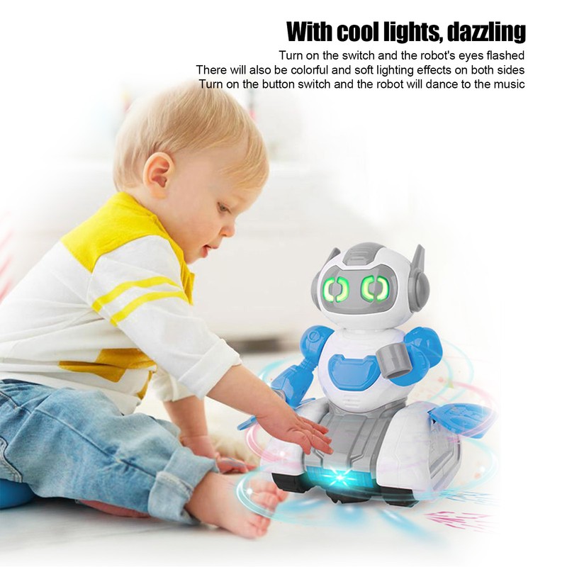 Dancing Robot Toy 360° Rotation with Cool Light Music Model