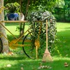 HANABASS Garden Rake Small Rake Bamboo Kids Leaf s for