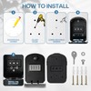 NBYT Portable Combination Lock keybox, Forgotten code can be found,For